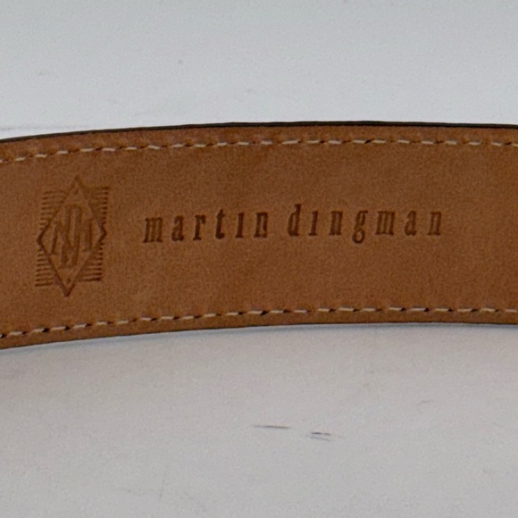 Martin Dingman Dorian Black Leather -Grain Belt Size 40​​ - Picture 7 of 10